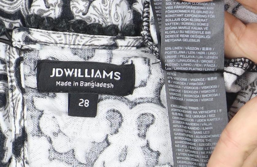 JD Williams Women’s Multicoloured Plus Size 28 Sleeveless Shift Dress