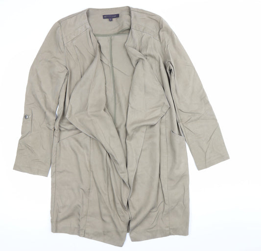 Womens UK Size 6 Plus Marks and Spencer Beige Overcoat