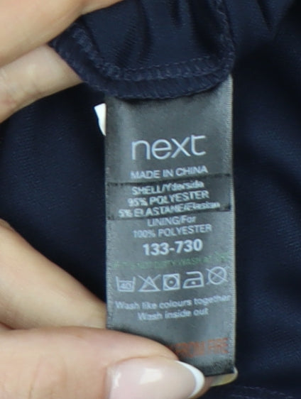 Next Womens Multicoloured Floral A-Line Dress Size 14 Sleeveless V-Neck