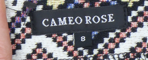 Cameo Rose Women’s Multicoloured Size 8 Geometric Mini Skirt