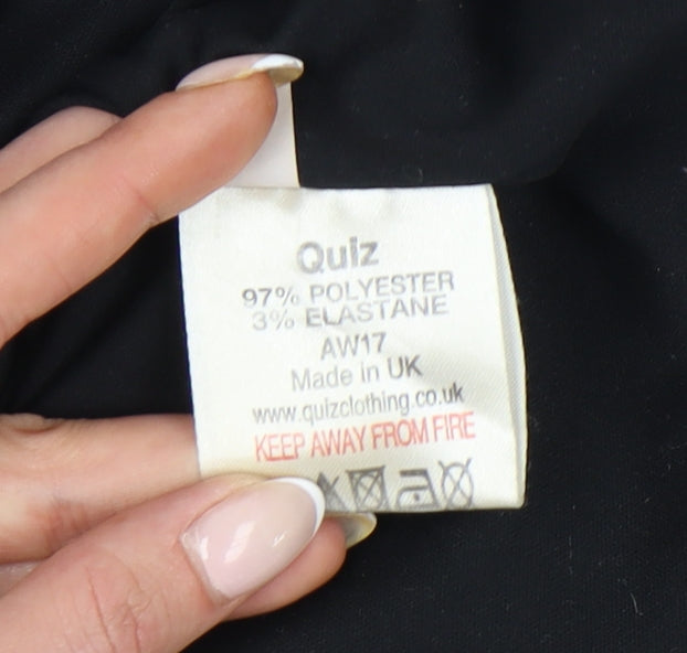 Quiz Womens Multicoloured Floral Ruffle Camisole Blouse Size 10