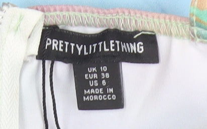 PrettyLittleThing Women’s Multicoloured Size 10 Camisole Tank Top