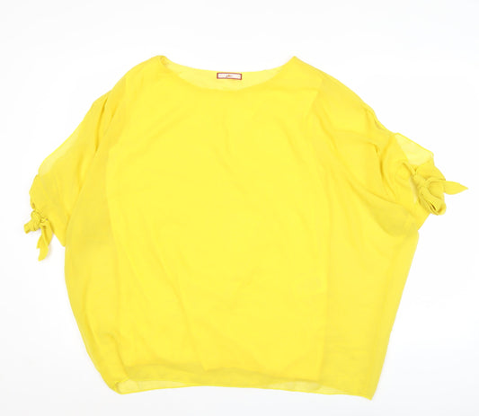 Womens UK Size 12 Joe Browns Yellow Tunic Blouse