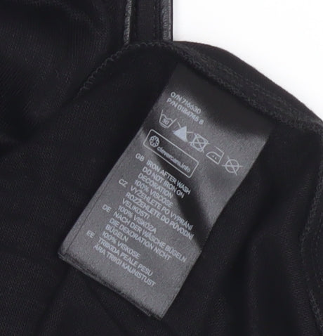 Womens UK Size S H&M Black Basic Tank