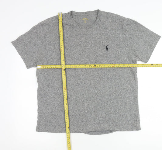 Ralph Lauren Men’s Grey Crew Neck Cotton T-Shirt Size M