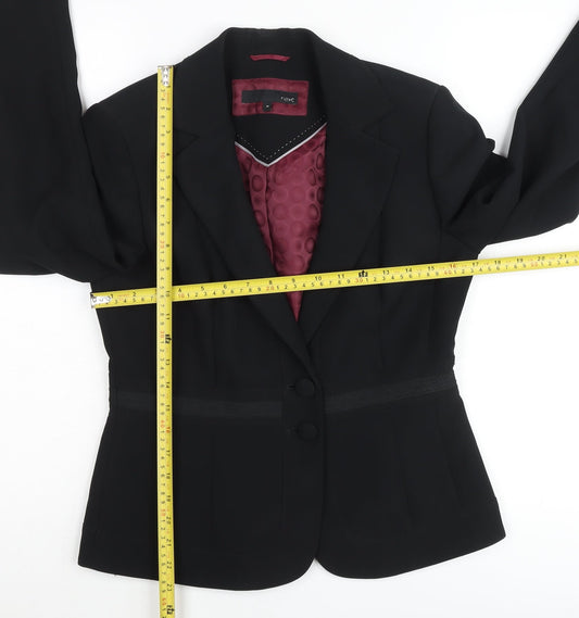 Next Women’s Black Suit Jacket Size 10 Two-Button Workwear Blazer