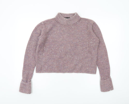 Womens UK Size 10 Topshop Purple Pullover Jumper