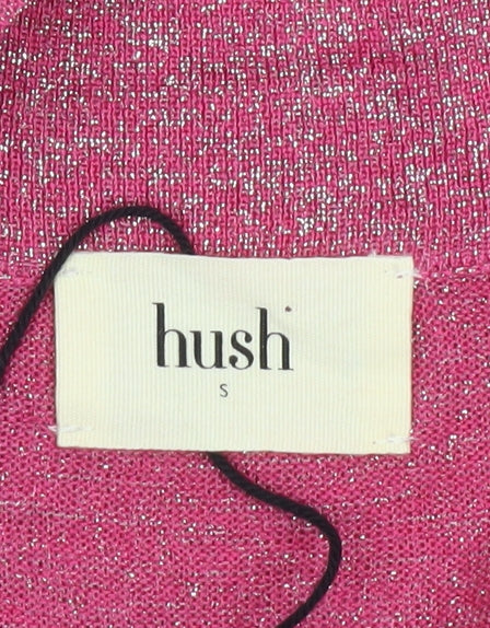 Womens UK Size S Hush Pink Basic Polo