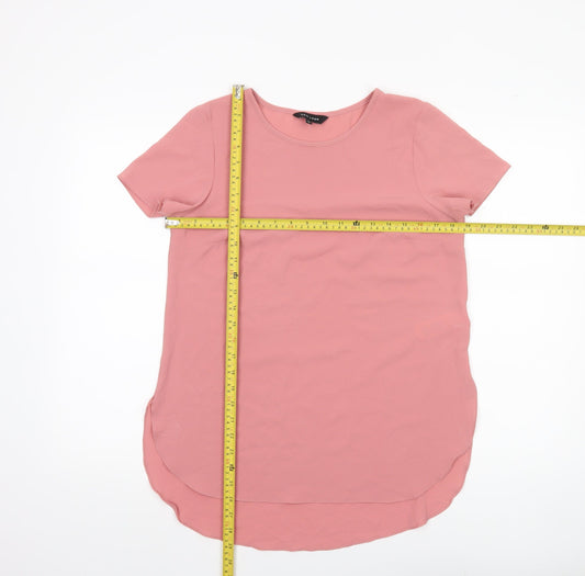 New Look Women’s Pink Size 10 Short Sleeve Basic T-Shirt