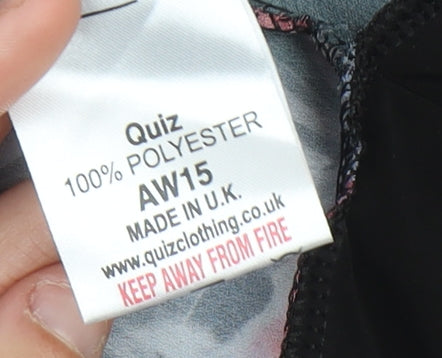 Quiz Women’s Multicoloured Floral Tunic Blouse Size 12