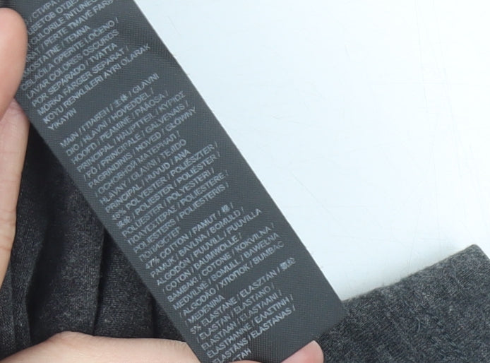 Capsule Women Grey Size 18 Slim Fit Jersey Biker Shorts Stretch Activewear