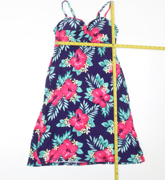 Debenhams Women’s Multicoloured Floral Slip Dress Size 10