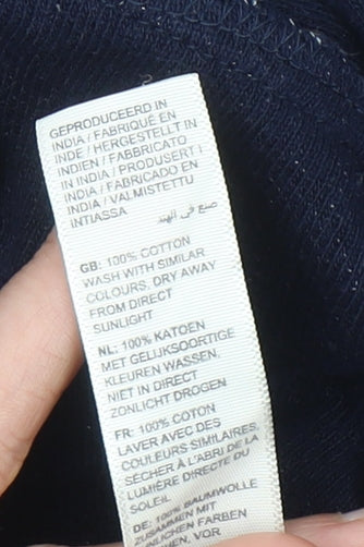 Womens UK Size 10 Fat Face Blue Cardigan Jumper