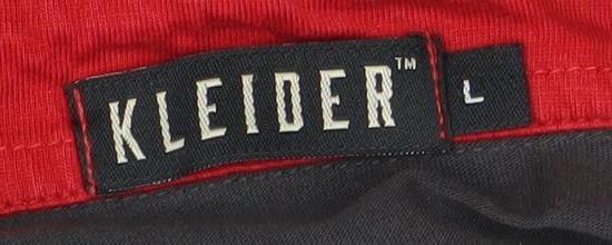 Kleider Men’s Black Polo Shirt L Geometric Pocket Short Sleeve