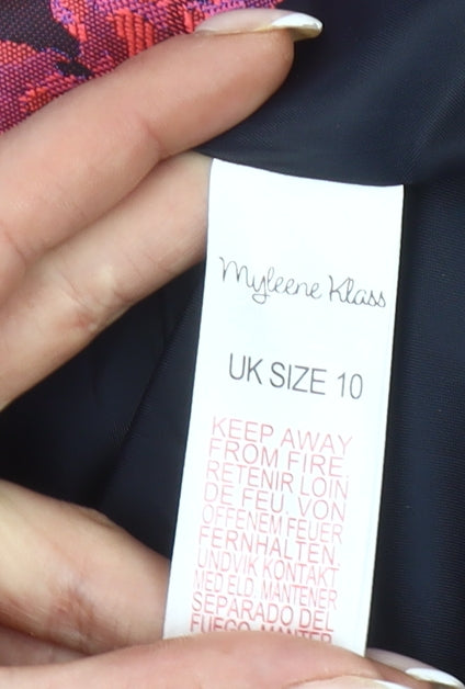 Myleene Klass Women’s Multicoloured Floral Fit & Flare Dress UK 10