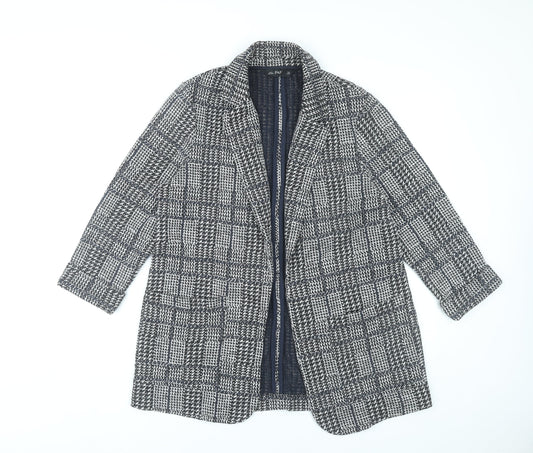 Womens UK Size 12 F&F Grey Overcoat