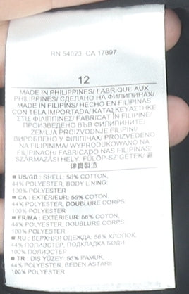 Banana Republic Women’s Black A-Line Skirt Size 12 Cotton Blend