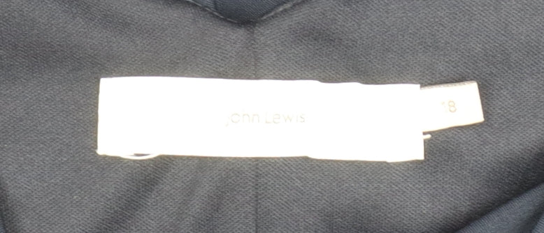 John Lewis Women’s Black V-Neck Sheath Knee Length Dress Size 18
