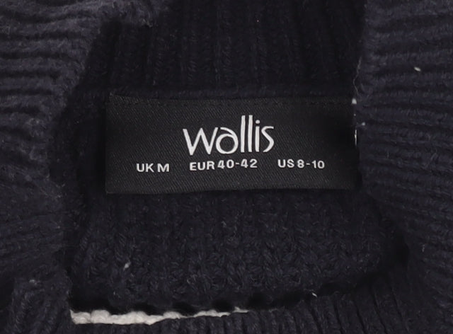 Womens UK Size M Wallis Multicoloured Pullover Jumper