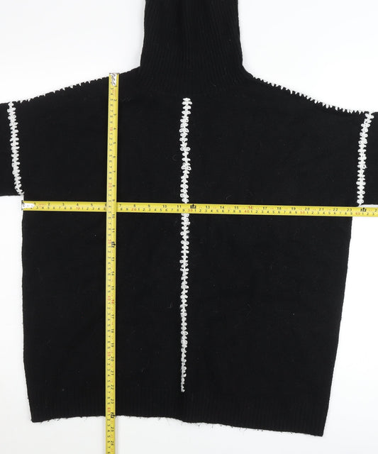 Womens UK Size M Wallis Black Pullover Jumper
