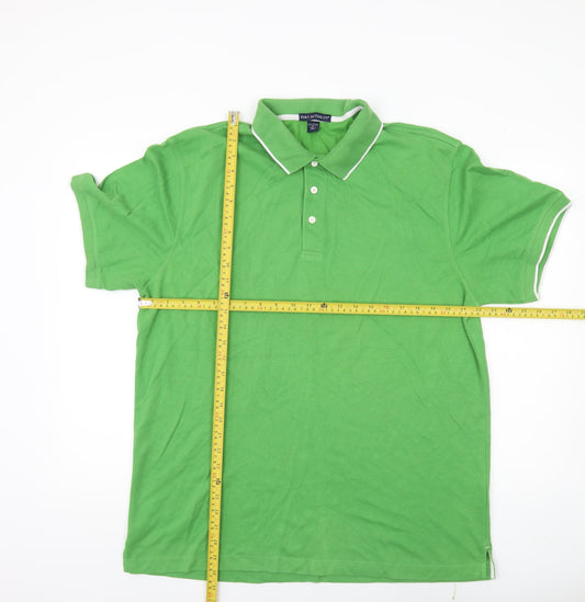 Port Authority Men’s Green XL Polo Shirt Cotton Blend