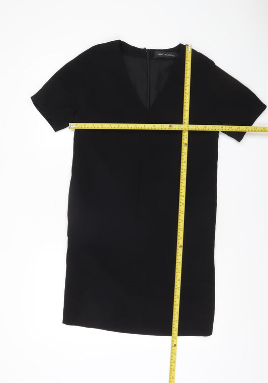 Next Women Black Size 6 Sheath Knee Length Dress