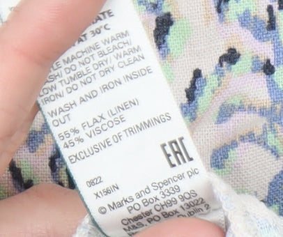 Marks and Spencer Women’s Multicoloured Geometric Shift Dress Size 10