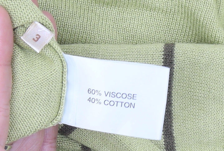 Womens UK Size 16 ELVI Green Pullover Jumper