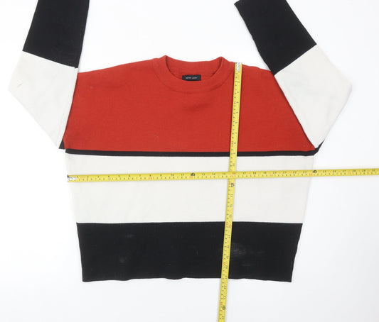 Womens UK Size M New Look Multicoloured Pullover Jumper