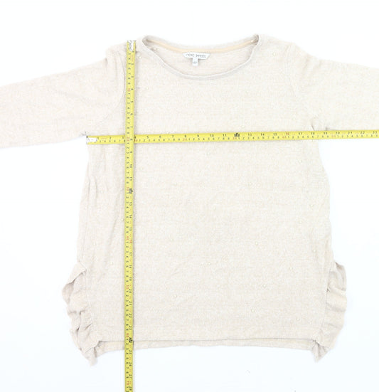 Womens UK Size 16 NEXT Beige Pullover Jumper