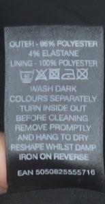 Alexon Women’s Black Size 10 Halter Neck Sheath Dress