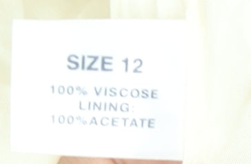 Coast Women’s Ivory Floral Slip Dress Size 12 Viscose