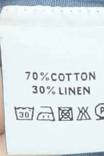 Alice Collins Women’s Blue Floral Shift Dress Size 16 Sleeveless