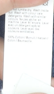 River Island Women’s Blue Denim Cotton Playsuit UK 10 Short Sleeve Collared