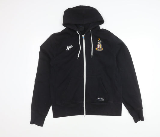 Avec Men’s Black Small Full Zip Hooded Sports Jacket