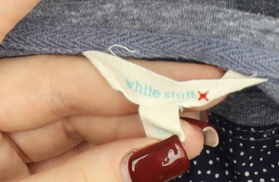 Womens UK Size 12 White Stuff Blue Tunic Jumper