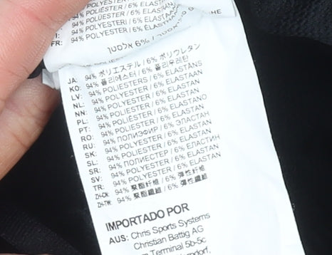 New Balance Men’s Black S Track Pants Polyester Elastane