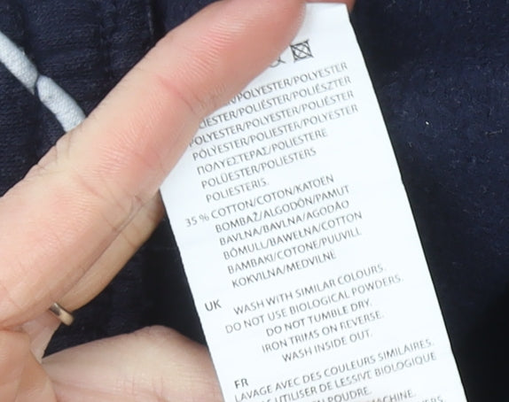 Slazenger Mens Blue 2XL Sweatpants Joggers Elastic Waist