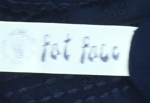 Fat Face Women’s Blue Cotton Lace Skirt Size 18 Knee Length