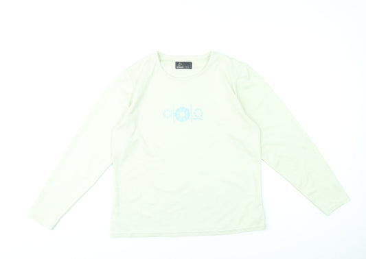 Womens UK Size 14 Craghoppers Ivory Basic T-Shirt