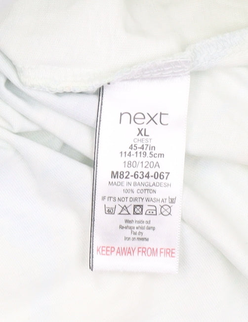 Next Men’s Multicoloured XL Crew Neck California Graphic T-Shirt