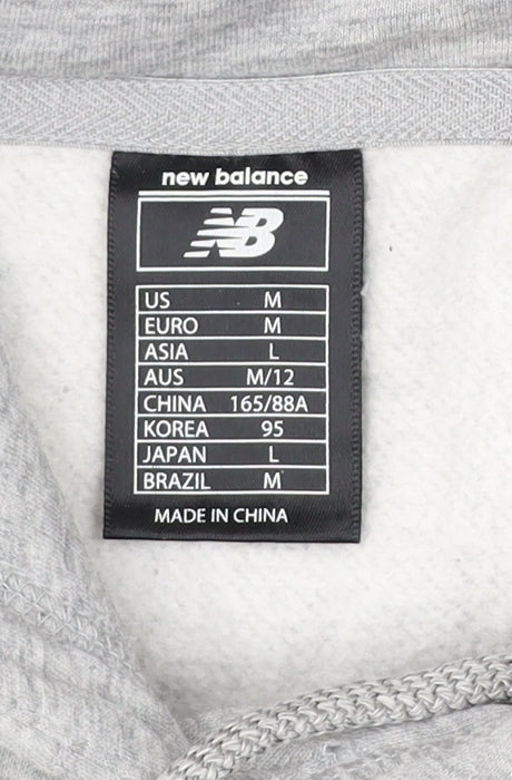 Womens UK Size 12 New Balance Grey Pullover Hoodie