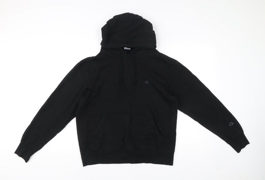 Womens UK Size XL Champion Black Pullover Hoodie