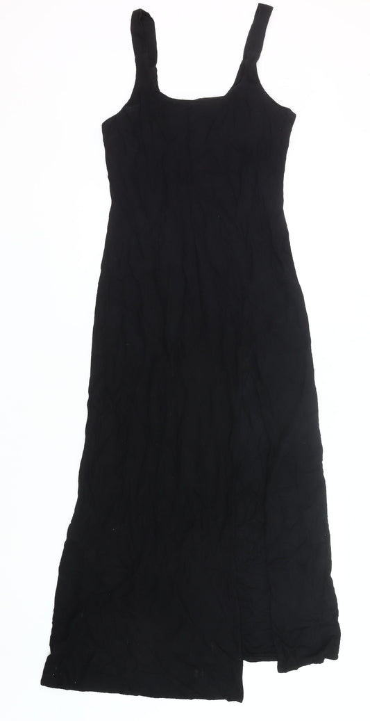 ASOS DESIGN Women’s Black Size 6 Long Slip Dress Summer