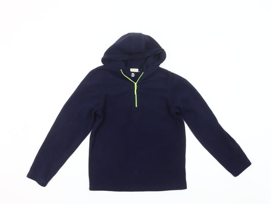 Boys UK Size 13 Years Mountain Warehouse Blue Henley Hoodie