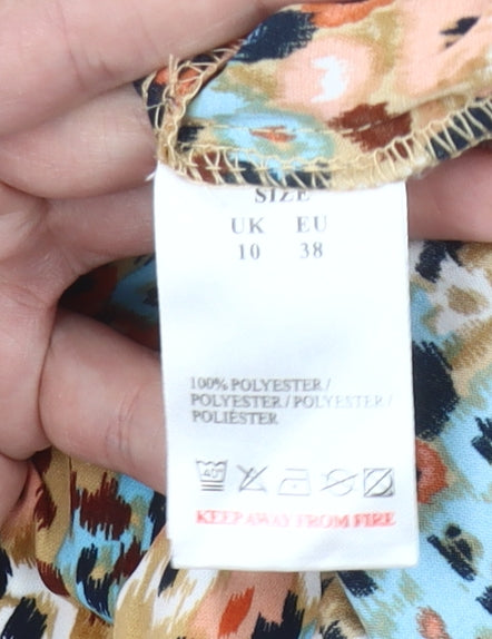 Blue Vanilla Women’s Multicoloured Floral Shift Dress Size 10