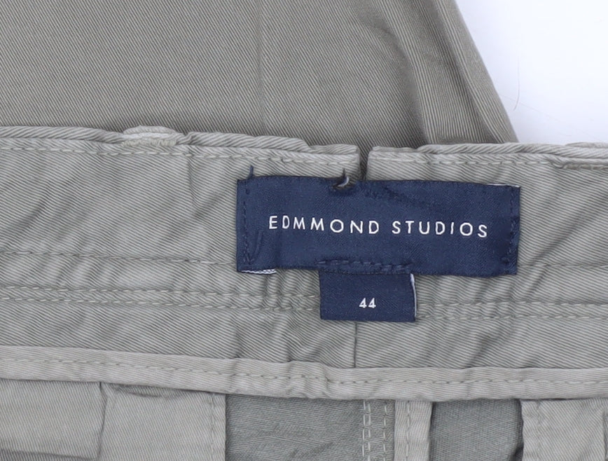 Edmond Studios Womens Beige Chino Trousers Size 16 Regular Fit