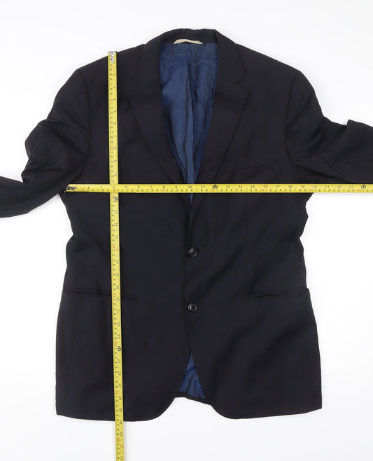 Mens UK Size 42 Guabello Regular Blue Suit Jacket