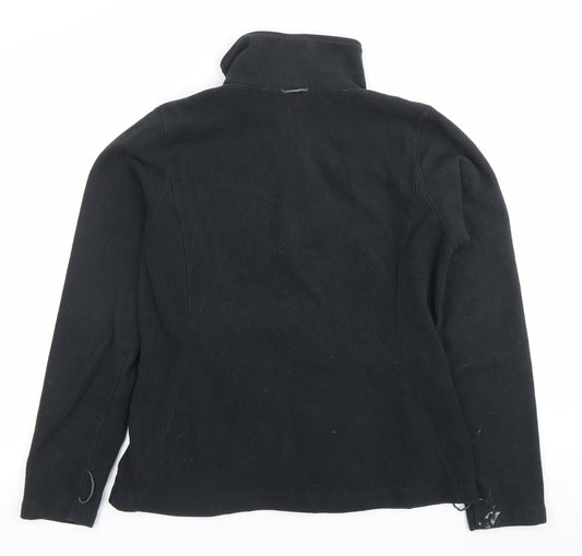 Columbia Women’s Black Fleece Jacket Size M Full Zip Outdoor