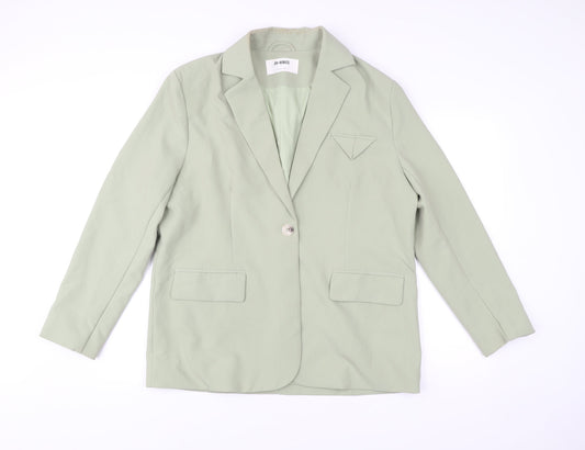 4th & Reckless Women’s Green Size 12 Single-Breasted Blazer Jacket